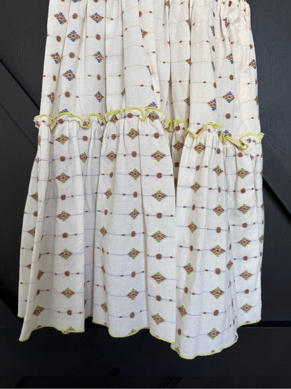 Hunter Bell Ellison Dress in Cream Medallion, Size XS - Picture 9 of 12